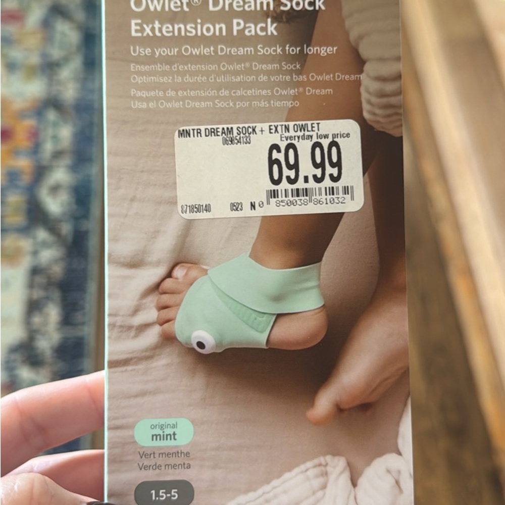 Owlet Dream Sock Extension Pack - Mint